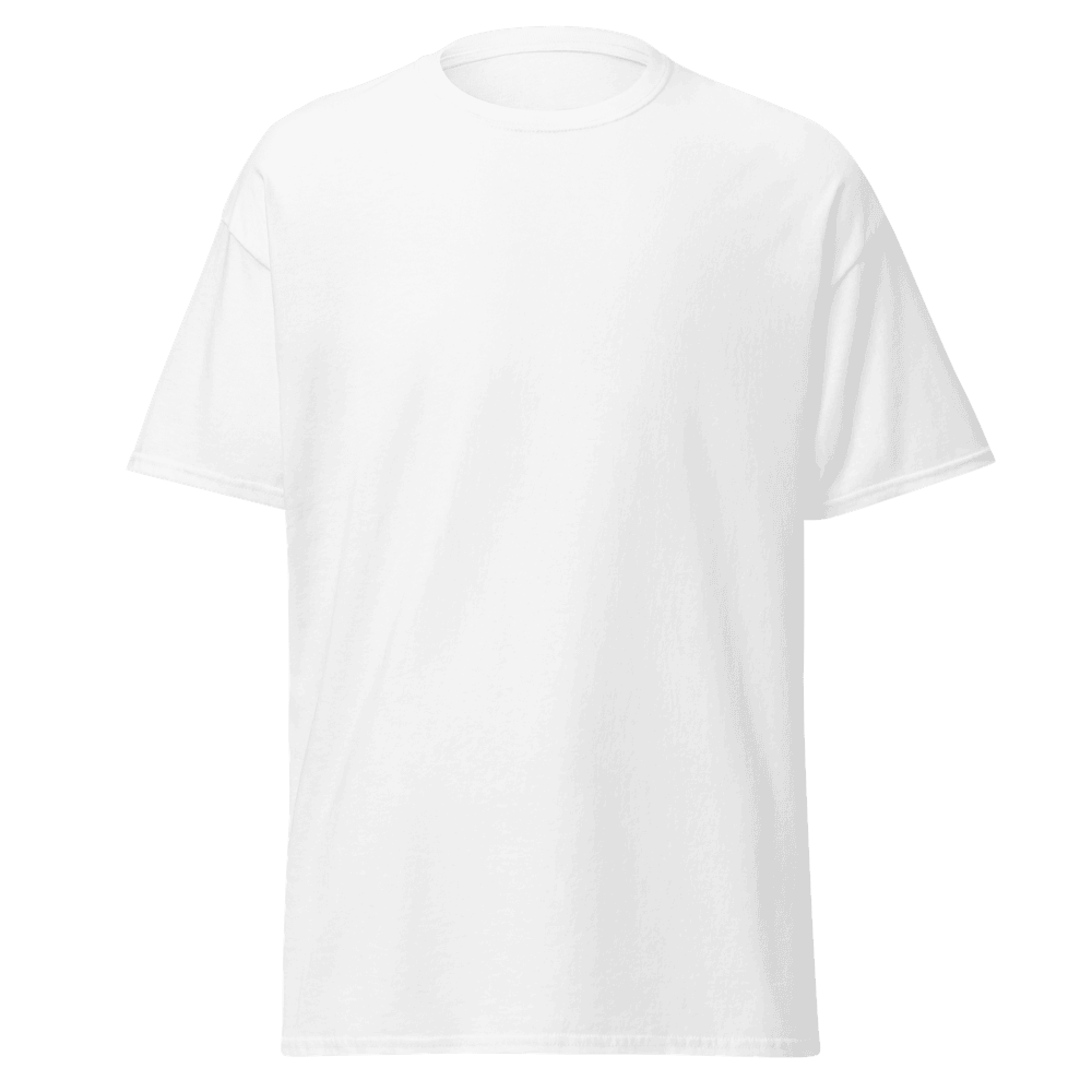 Classic Tee, front view of the blank shirt