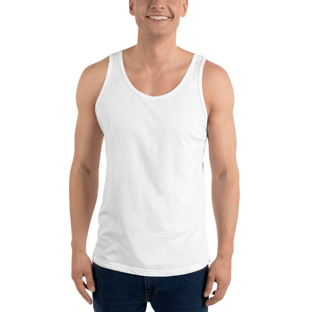 Tank Top, front view of the blank shirt